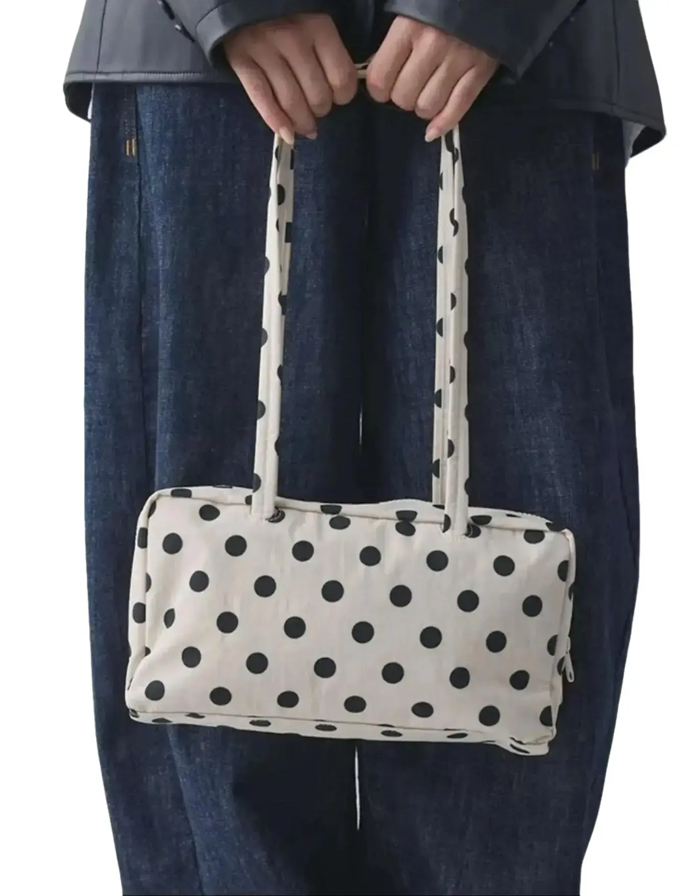 Waterproof nylon bowling bag, casual large commuter work bag, lightweight multifunctional tote bag, casual minimalist design large-capacity everyday shoulder bag, stylish office shoulder/handbag, cute women’s underarm bag, a refined gift for girls