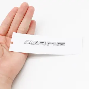 3D Abs Material Amg Car Letter Emblem Badge, Rear Trunk Logo Sticker, Car Accessories, Fits Mercedes-Benz Amg A-Class B-Class C-Class E-Class G-Class W211 W203 W204 W210 W124