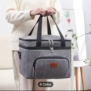 1 X Oxford Cloth Insulated Bag Multi-purpose Insulated Bag Multi-purpose Lunch Box Bag Practical Snack Bag Food Bag Portable Insulated Bag Food Takeaway Bag
