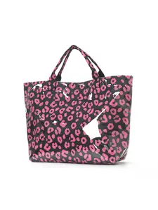 New  Large Capacity Waterproof Leopard Print Durable Tote Bag Fashionable Commuter Bag High-End Versatile Travel Work Bag