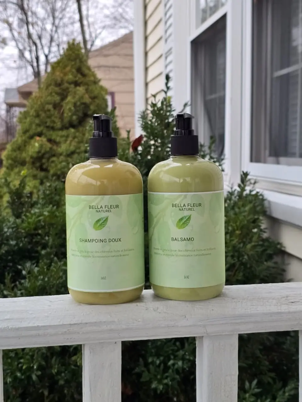 Shampoing Doux et le Balsamo Bella Fleur Naturel