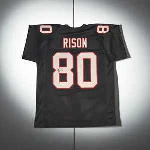 Andre Rison of the Atlanta Falcons autographed football jersey JSA COA (XL)