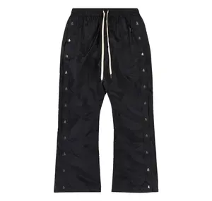 Hellstar Waxed Nylon Pants (Black)