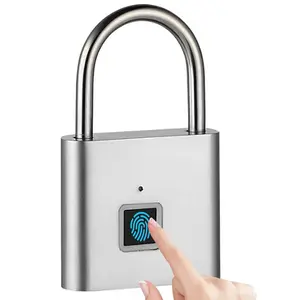 Fingerprint Padlock, Smart Electric Lock, Fingerprint Access Control Lock, Anti-theft Smart Electric Lock for Luggage & Door