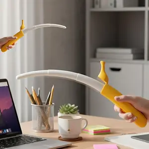 Banana Knife Toy 3D Printed Extensible Creative Stress Relief Sword, Realistic Fruit Model Prank Prop Gift, Fun and Unique Toy