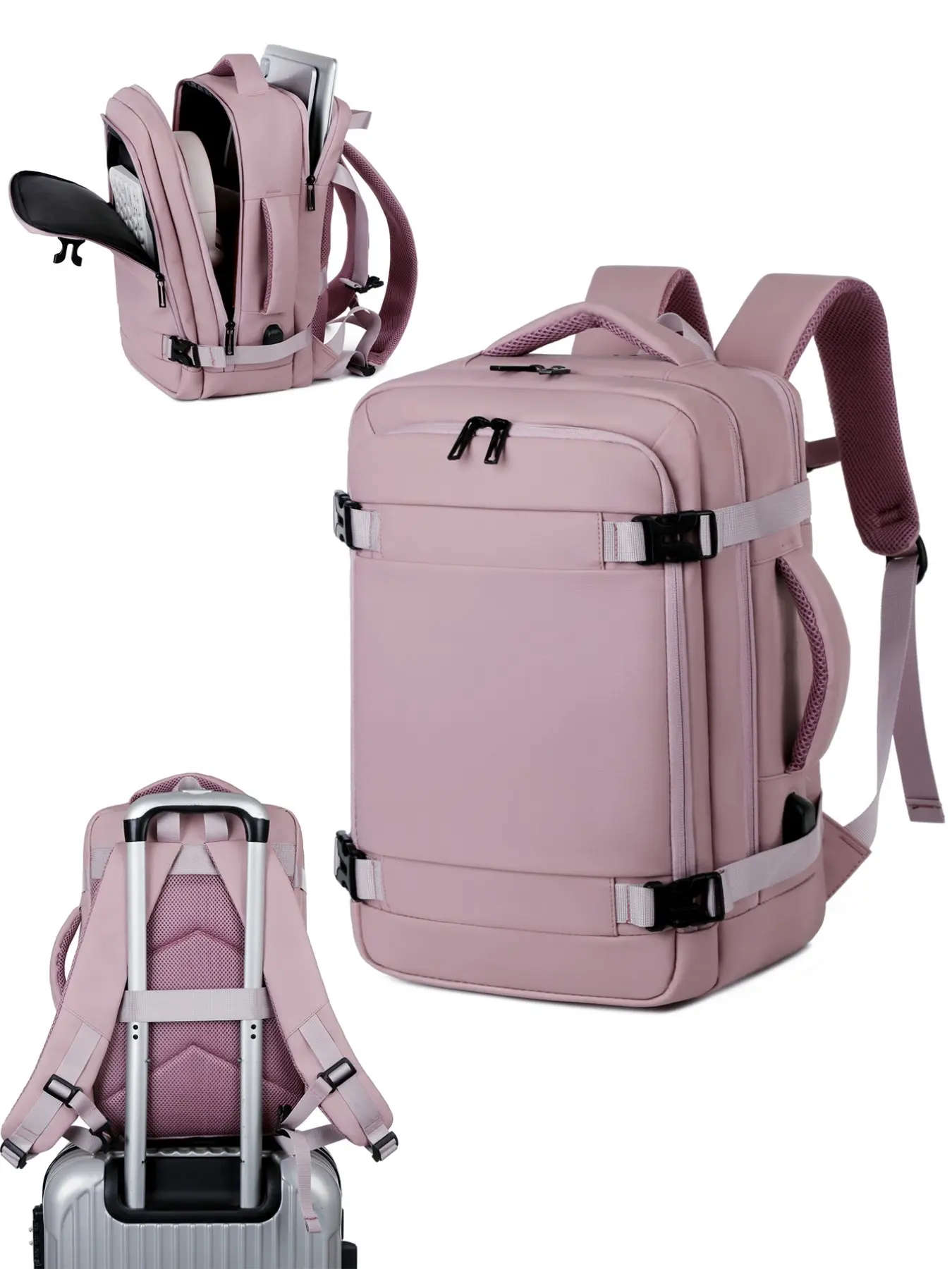 Ryanair Cabin Bags 40x20x25 Underseat Travel Backpack, Backpack for traveling on airplane, Luggage Backpack for Women and Men, Carry on Backpack for Airplanes Lightweight Daypack Laptop for Leisure, Work, Weekender, Business, Adjustable