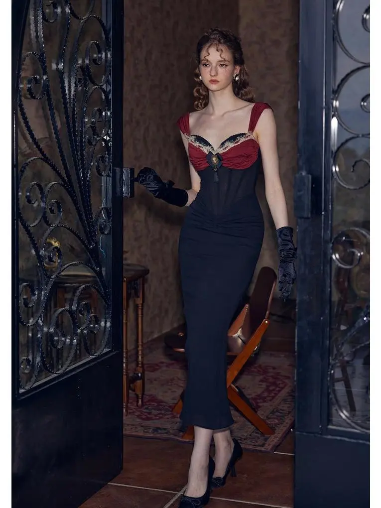 Shaking the Wine Glass Corset Dress