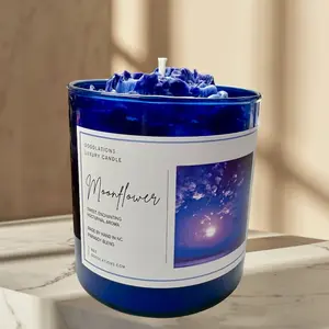Doodlations Boutique Candle | Moonflower