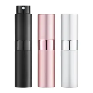 8ML Atomizer Perfume  Bottle for Travel (3 PCS) Empty Cologne Dispenser, Portable Sprayer for Men and Women (Black, , )