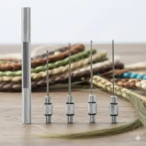 5-in-1 Multi-Functional Carp Fishing Tool Kit with Bait Needle, Line Threader, Anti-Slip Aluminum Handle, Portable Corrosion-Resistant Tackle Accessories for Freshwater Fishing