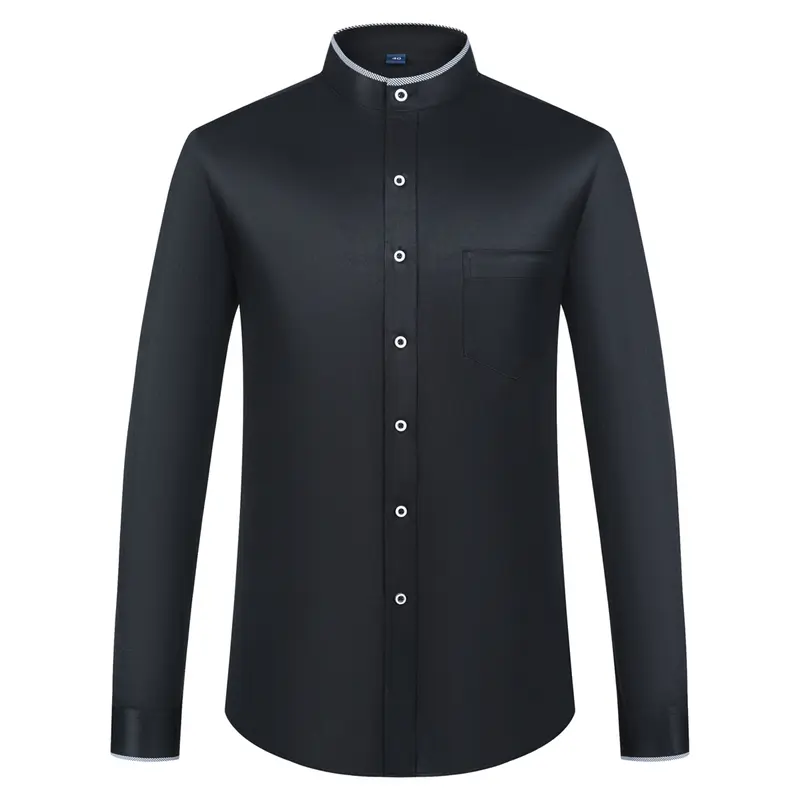 mandarin collar shirts - TikTok Shop