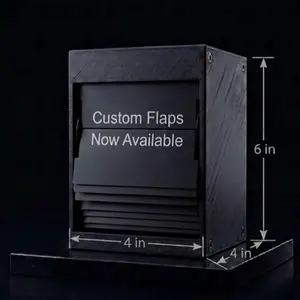 Custom Split Flap Display with USB-C Connectivity Automatic Change for Home Study Room Minimalist Design