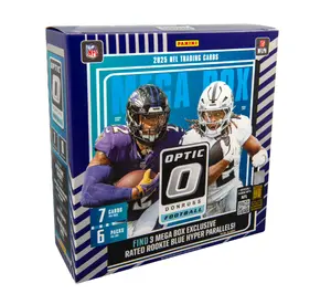 2025 Panini Donruss Optic Football Sealed Mega Box. (6 Packs/Box)