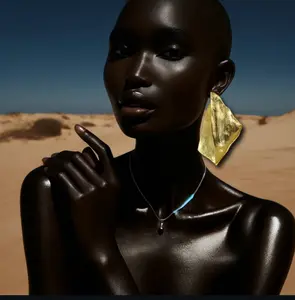 Yetwaho Oversized Geometric Stud Earrings