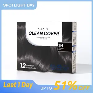Vaaig Hair Dye Cream 2N Obsidian Noir Salon-Grade Vibrant Color Long-Lasting Fade-Resistant Gentle for Sensitive Scalp Low-Allergy Formula Dermatologically Tested Food-Grade Certified Safe for Home Use Easy Application All-in-One Hair Coloring & Care, Hai