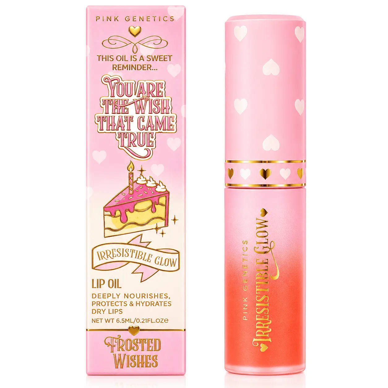 Frosted Wishes Gloss Lipgloss Lipstick Makeup Cosmetic Glossy Glossy Lip Care Moisturizing Gloss Oil Hydrating Scent Vanilla Moisturizer Moisture Hydrating Lip Oil Non Sticky Gloss Non Sticky Gloss Hydrate