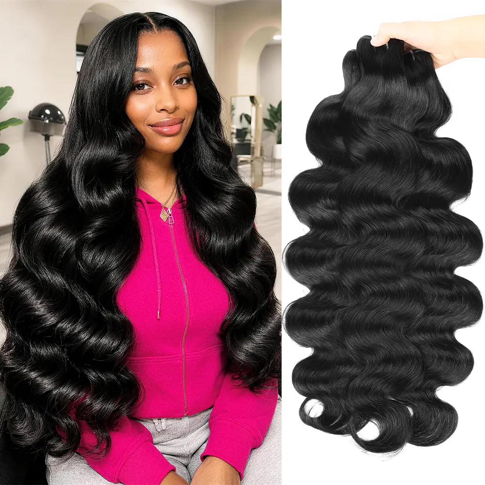 [15A Bundles] Cambodian Body Wave Bundles Raw Unprocessed Human Hair Weave Bundles 2x6 Lace Closure Natural Color Straight Human Hair Bundles Quick Weave Extensions for Sew In Double Weft Burmese Deep Wave Bundles #TikTokShoprestock #DealsForYouDays