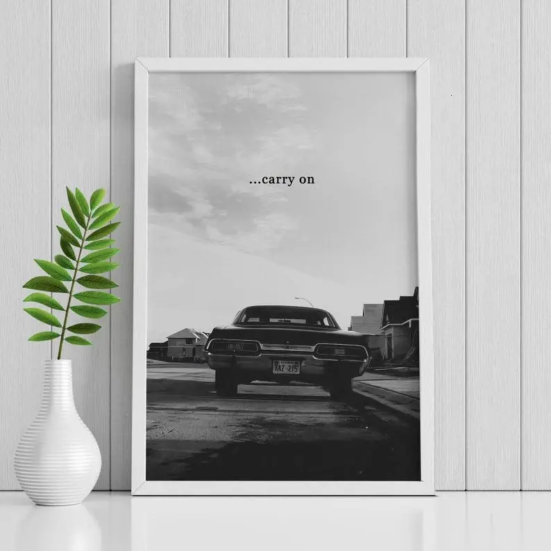 Supernatural Movie Poster  Wall Art Home Decor  Movie Collectibles Unique Birthday Gifts1 - [No Frame]