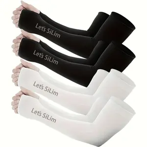 4 Pairs Arm Sleeves, Cooling UV Sun Protection, Sports Compression for Men/women, Ideal for Outdoor Activities, Comfortable & Durable Design