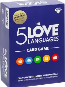 The 5 Love Languages Card Game, Discover More About Yourself & Your Partner, 300 Prompt Cards To Spark Deep, Meaningful Conversations, Create New Date Ideas And Fun Quiz Questions For 2 Players, 16+