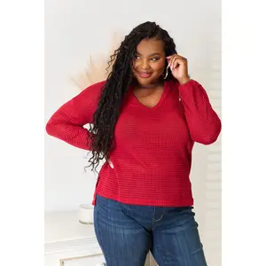 Culture Code Full Size Wide Notch Relax Top