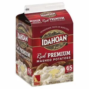 Idahoan Real Premium Mashed Potatoes, 3.25 lbs – Instant Creamy Mashed Potatoes, Made with Real Idaho Potatoes, Fluffy Homestyle Side Dish, Easy Family Size Pack
