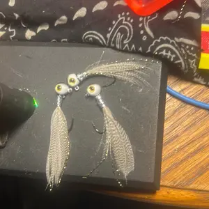 Hand tied duck feather jigs