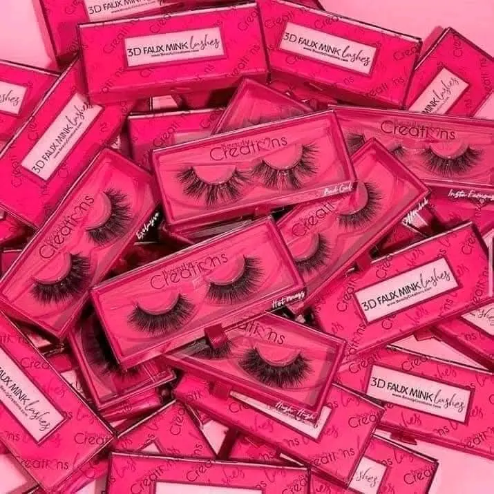 Beauty Creations 3D Faux Mink Eyelashes - Hot Pink Collection, Paraben-Free, Lightweight, Reusable with Magnetic Box, Makeup Cosmetic for Glamorous Night Out or Chic Daytime Look, Dramatic Lashes, Paraben‑Free Wear