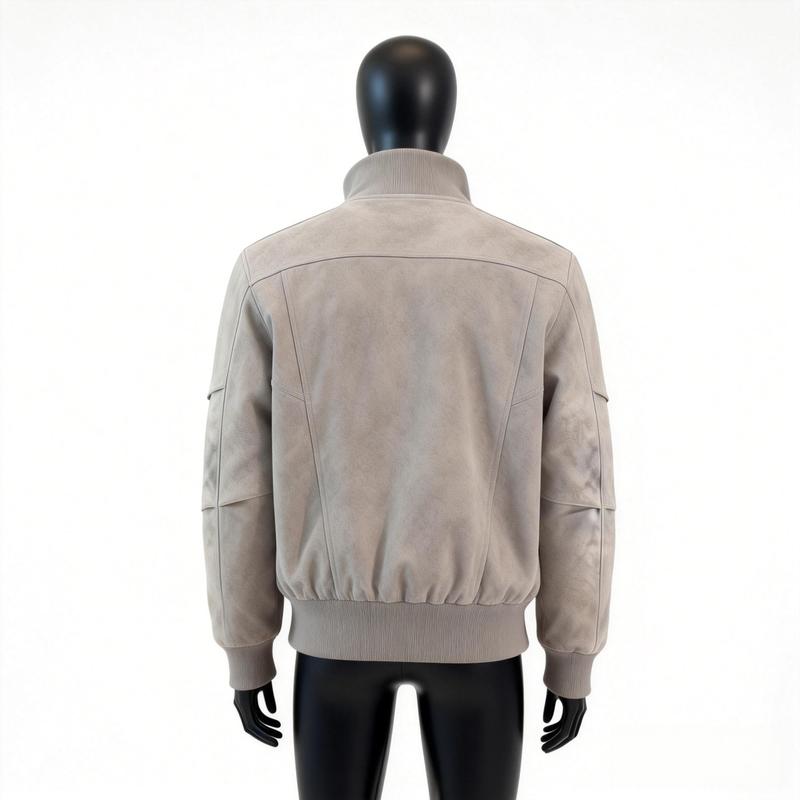 MENINMOTION Official Original Men’s Tie-Dye PU Leather Puffer Jacket – Warm, Cozy Fleece Lined Winter Motorcycle Coat