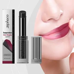 Zephaco Midnight Blue Color-Changing Lipstick - Temperature Sensitive, Nourishing, Hydrating & Moisturizing Formula for Dry Lips - Glossy Cosmetic Makeup