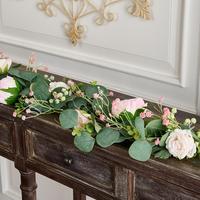 4' Peony, Rose and Berry Garland by Valerie
