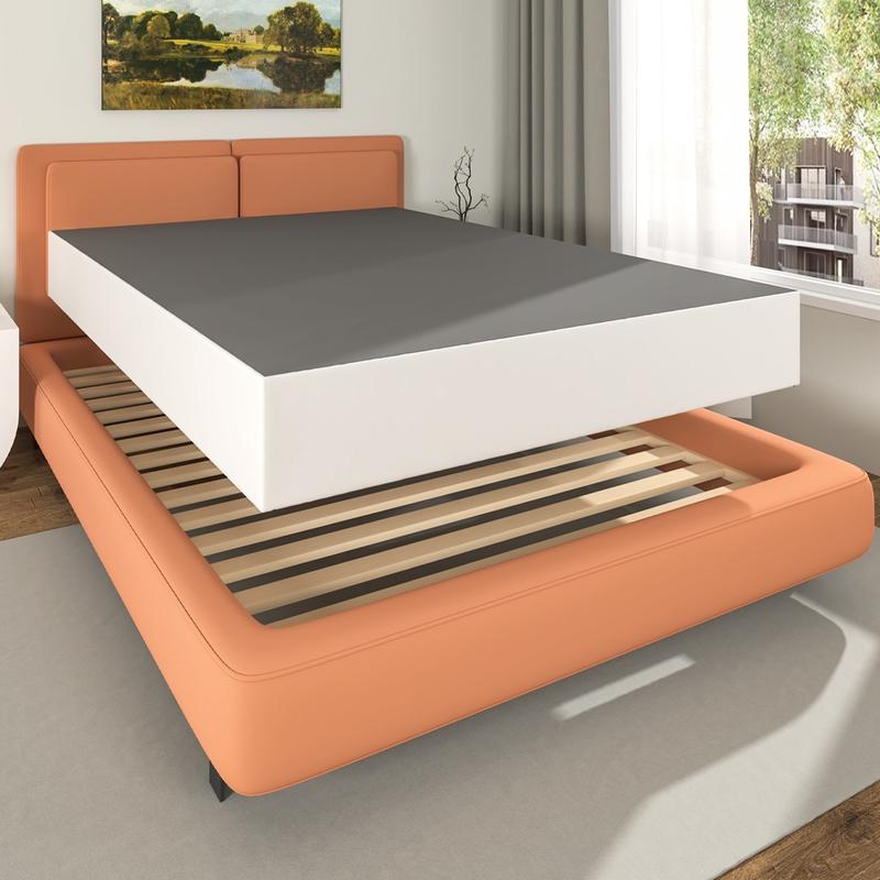 Edenza-Queen Box Spring 9 Inch, Heavy Duty Mattress BoxSpring Foundation, Sturdy Queen Box Springs for Bed with Fabric Cover Set, Easy Assembly, Noise Free