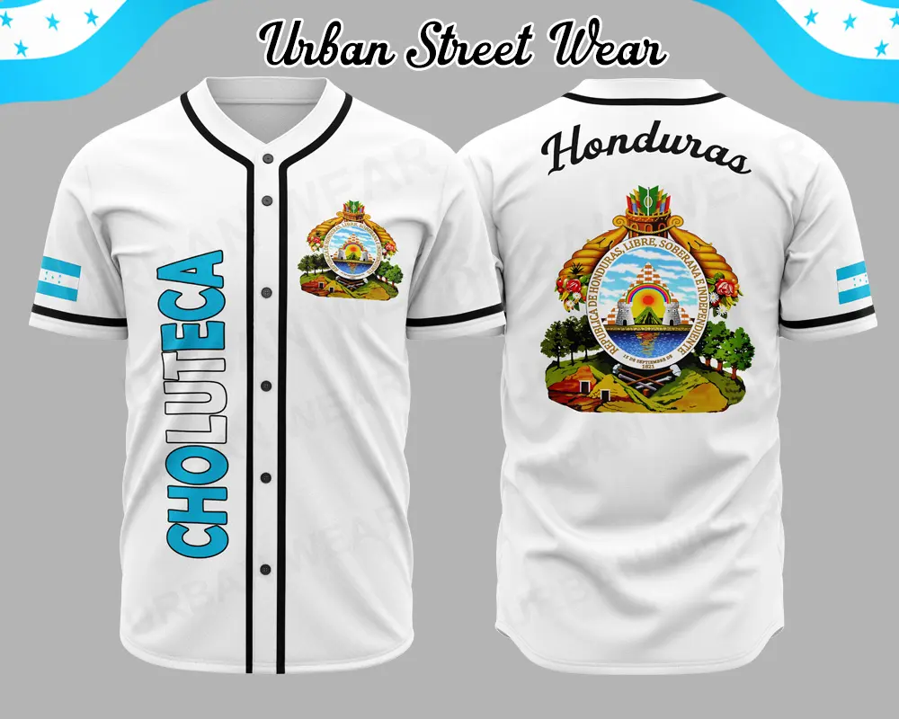 Honduras States Baseball Jersey, Honduras States, Unisex Wear, Baseball jersey