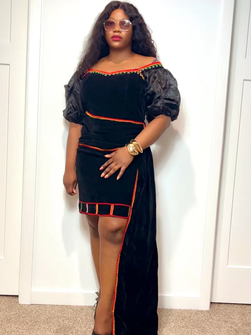 Classic and Elegant Hand-Embroidery Toghu Dress - African Traditional Wear  for Women - Cameroonian Cultural Outfit - Bamenda Elegant Dress - TikTok  Shop