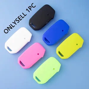 Car Key Case, Silicone Car Key Cover, Remote Control Protective Case, Key Protector for Kia Smart Side 3-key 4-key