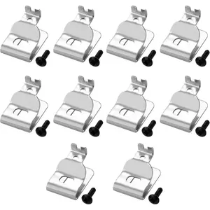 10 Packs Belt Clips for , 304 Stainless Steel Drill Belt Clip Hook with Screws for  N268241, Drill Tool Clips Fit for  20V Power Tools DCD980 DCD985 DCD980L2 DCD985L2 and More