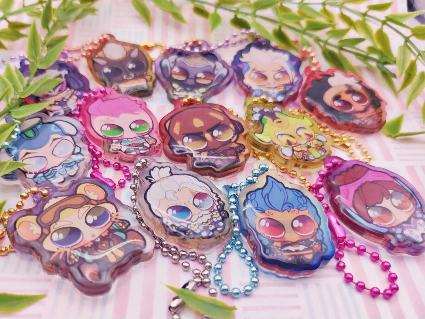 OW Tank Blorbo Keychains | Overwatch Keychains | Acrylic Keychain
