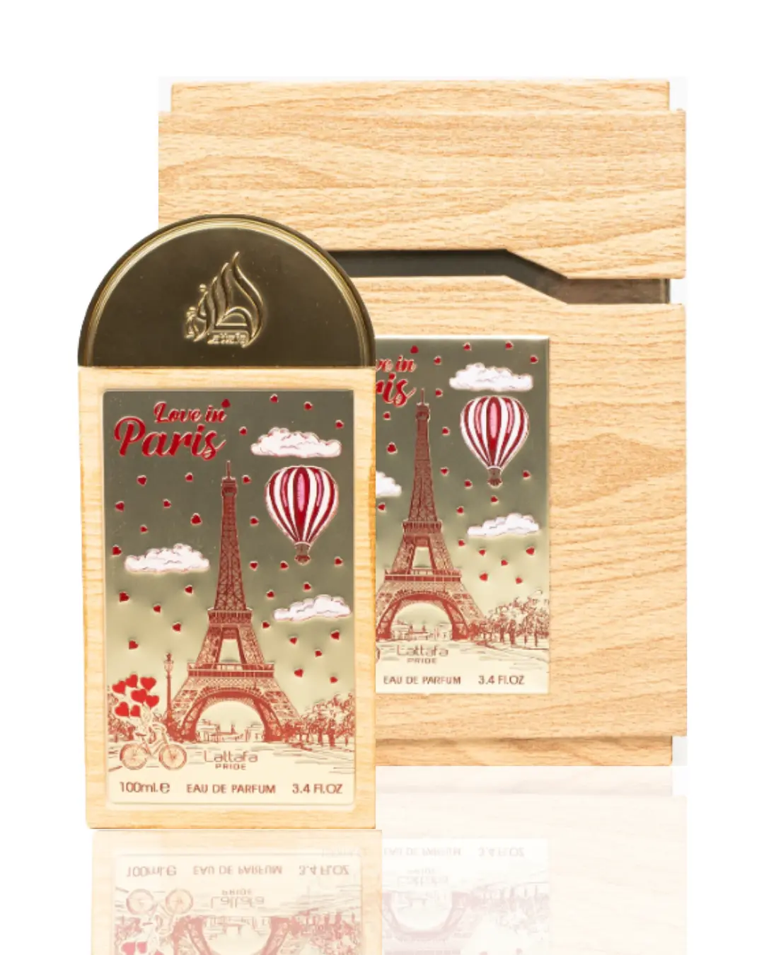 Lattafa Pride Love In Paris 100ml EDP Unisex Romantic Perfume - Sweet Fruity, Soft Floral Scent with Rose, Vanilla, Musk for Beauty & Personal Care Use