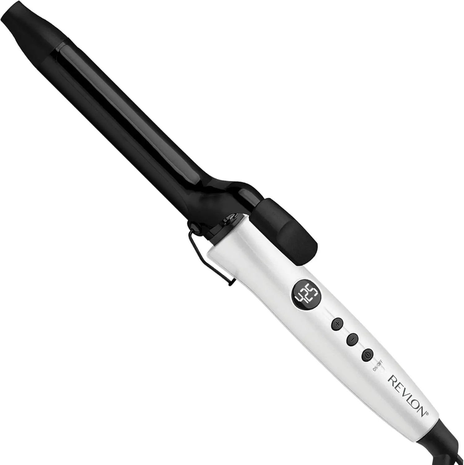 Revlon Crystal C + Ceramic Hair Curling Iron | Long-Lasting Shine and Less Frizz, (1 i