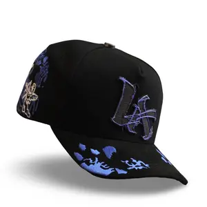 Heaven's Fury LA Snapback Hat | Mixed Media 3D Patch & Embroidery | Mad Monkey Scty