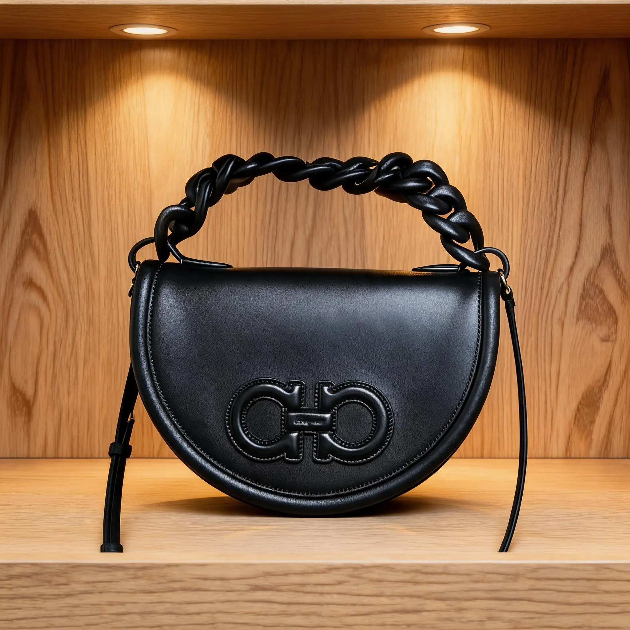 Pre-owned SALVATORE FERRAGAMO Leather Shoulder Bag C0726326818