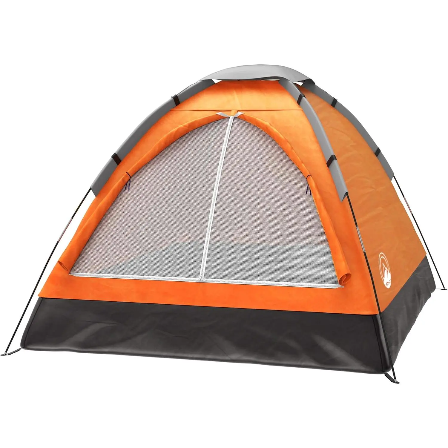 2-Person Camping Tent - Includes Rain Fly and Carrying Bag - Lightweight Compact Outdoor Tent for Backpacking, Hiking, or Beaches by Wakeman (Orange) Travel camping accessories