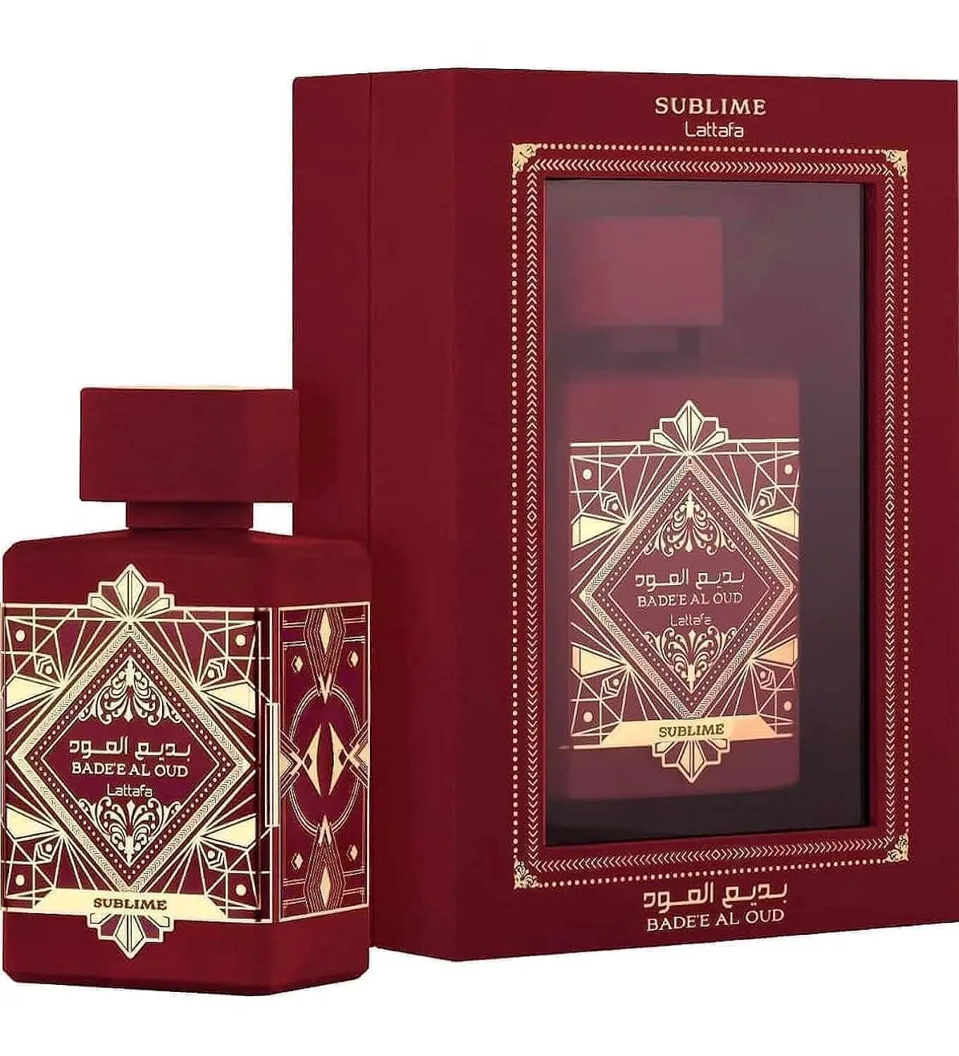 Unisex Oud Eau de Parfum Spray , Lattafa Bade'e Al Oud Sublime - Tropical, Fruity, Fresh, Vanilla - Eau de Parfum Long-Lasting Fragrance for Unisex, 3.40 Ounce / 100 ml