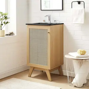 Modway Soma 18” Bathroom Vanity in Oak Black