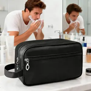 Travel Toiletry Bag for Men,Travel Makeup Bag Organizer, Travel Cosmetic Bag, Hanging Travel Toiletry Bag,Large Wide-open Travel Bag for Toiletries,Dopp Kit Water-resistant Shaving Bag for Accessories,Cosmetic Toiletry Bags