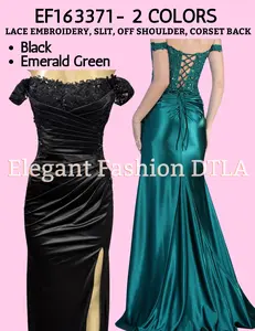 ✨ Elegant Fashion✨  EF163371 Off Shoulder Corset Back