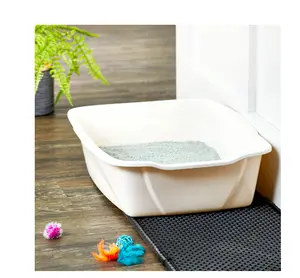 Extra Large Open Cat Litter Box - Versatile Storage Solution for Pets, Ideal for Home or Outdoor Use