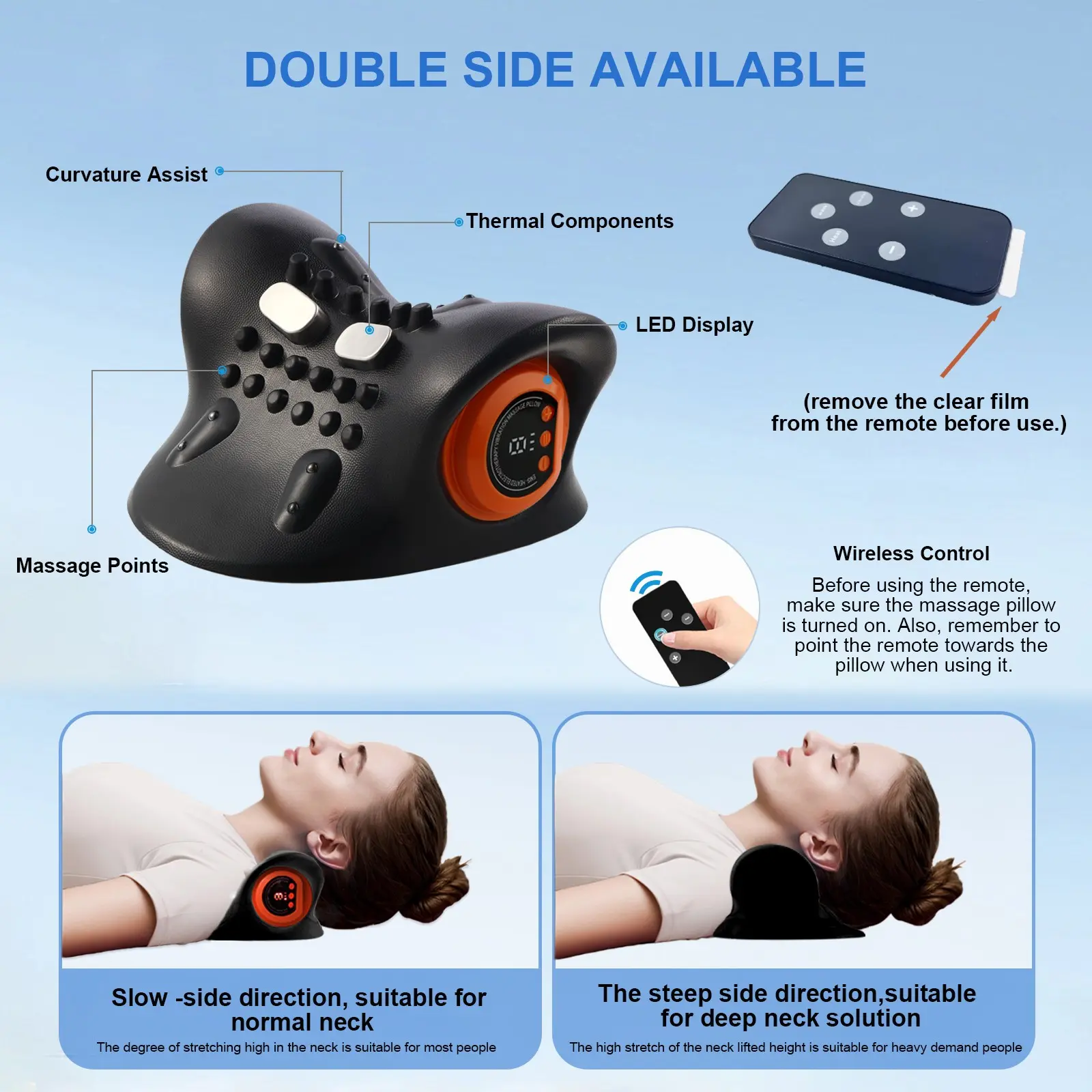 Electric Neck & Shoulder Massager with Heat & Vibration, Neck Shoulder Relaxer, Rechargeable Deep Tissue Massage Pillow, 3 Vibration/massage Modes, Portable, USB Rechargeable Massagers - TikTok Shop Electric Neck & Shoulder Massager with Heat & Vibration, Neck Shoulder Relaxer, Rechargeable Deep Tissue Massage Pillow, 3 Vibration/massage Modes, Portable, USB Rechargeable Massagers - TikTok Shop