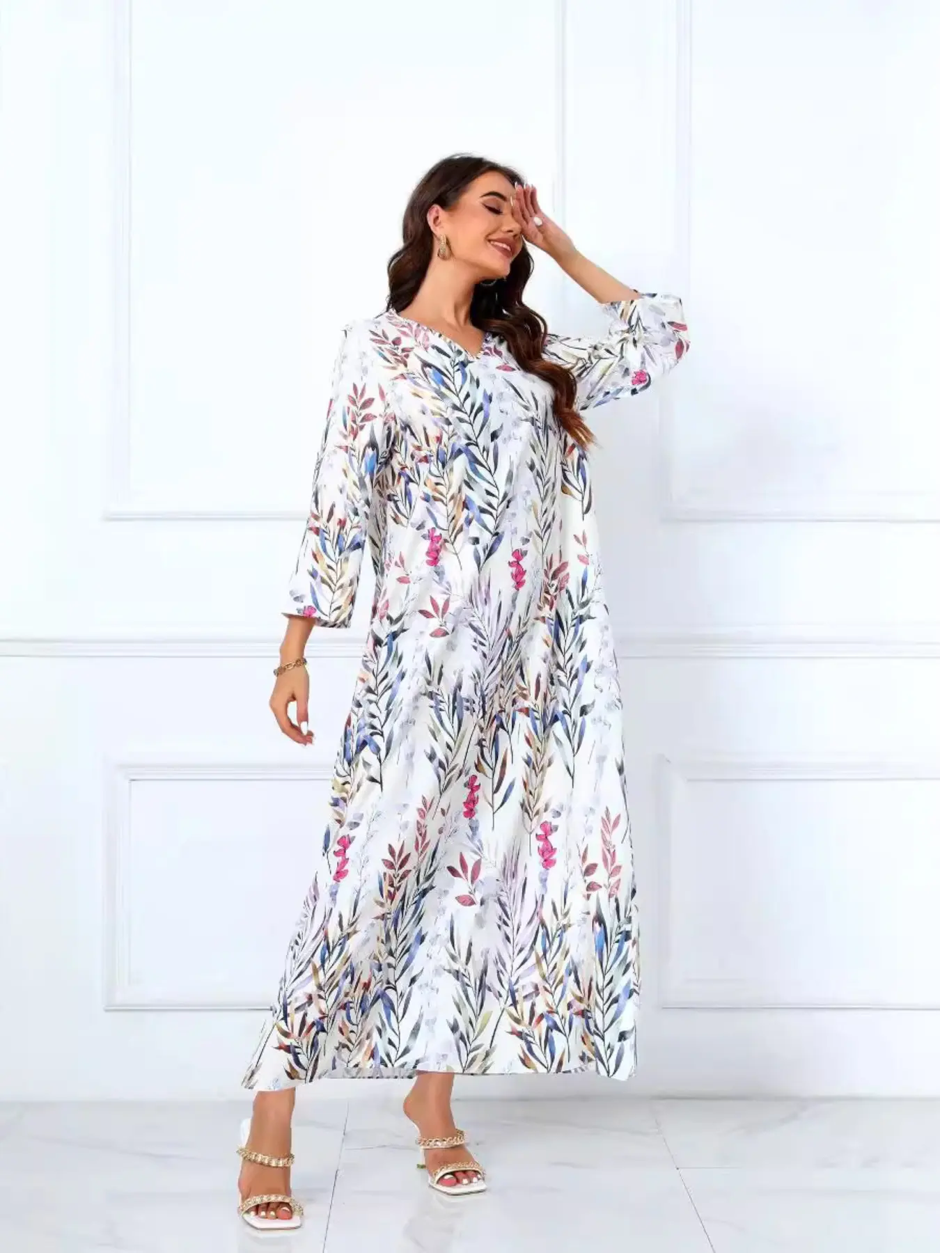 bhldn long-sleeve high-neck floral a-line mini dress - TikTok Shop bhldn long-sleeve high-neck floral a-line mini dress - TikTok Shop