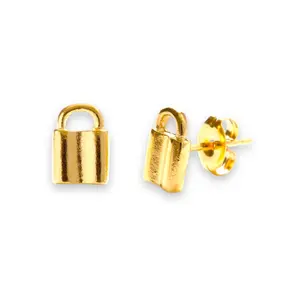 Tiny Lock Stud Earrings - Perfect for Any Occasion